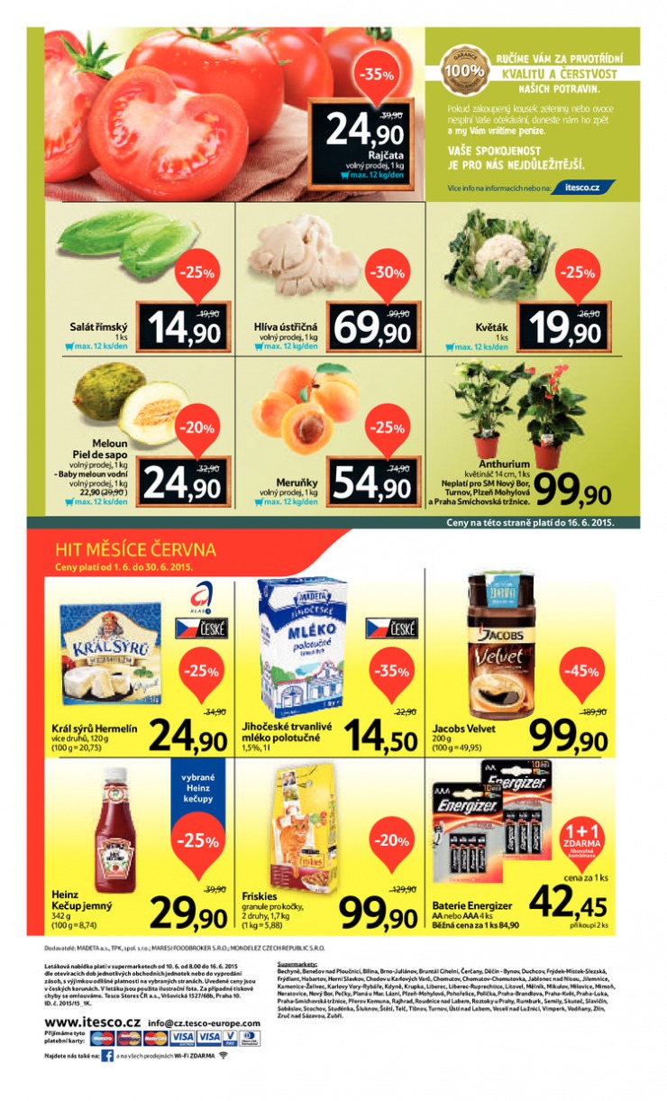 leták Tesco supermarkety od 10.6.2015 strana 1 leták Tesco supermarkety od 10.6.2015 strana 1