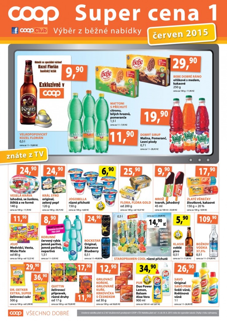 leták COOP Terno od 10.6.2015 strana 1 leták COOP Terno od 10.6.2015 strana 1
