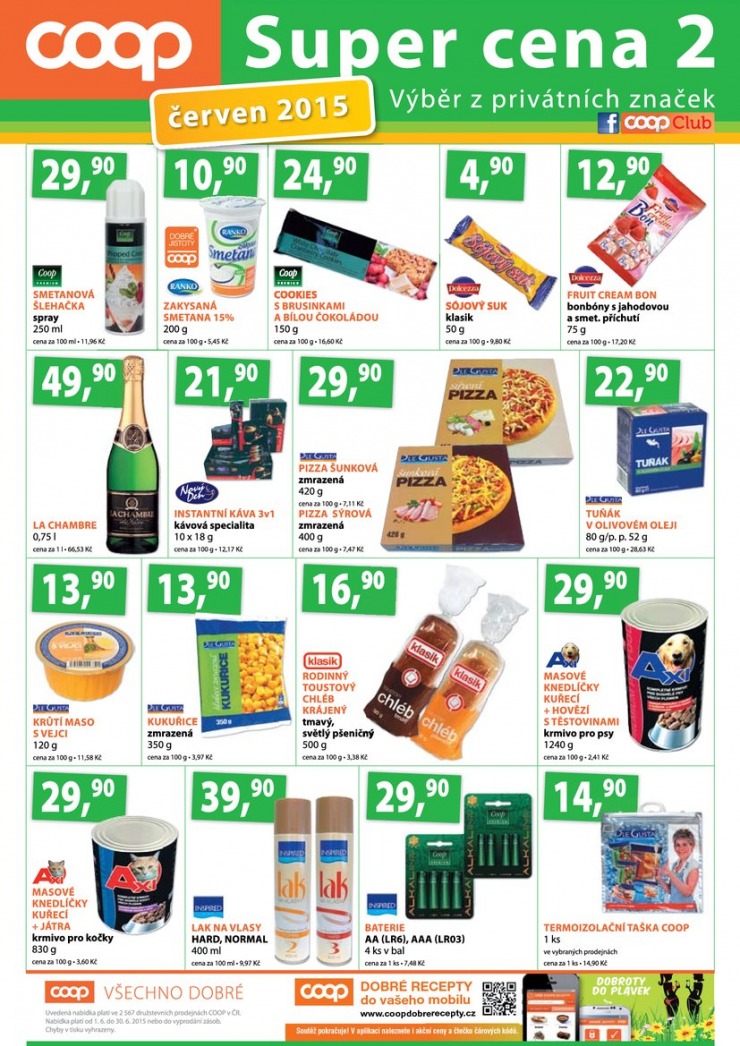 leták COOP Terno od 10.6.2015 strana 1 leták COOP Terno od 10.6.2015 strana 1