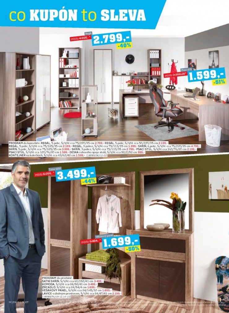 let�k Mobelix Aktu�ln� prospekt od 15. 6. 2015 strana 1