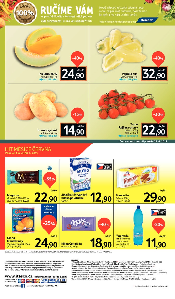 leták Tesco Expres obchody od 17. 6. 2015 strana 1 leták Tesco Expres obchody od 17. 6. 2015 strana 1