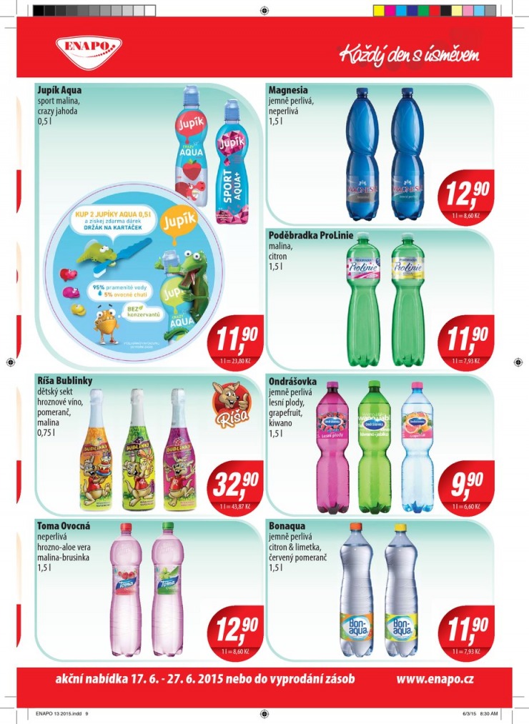 leták Enapo Akční leták od 17. 6. 2015 strana 1 leták Enapo Akční leták od 17. 6. 2015 strana 1