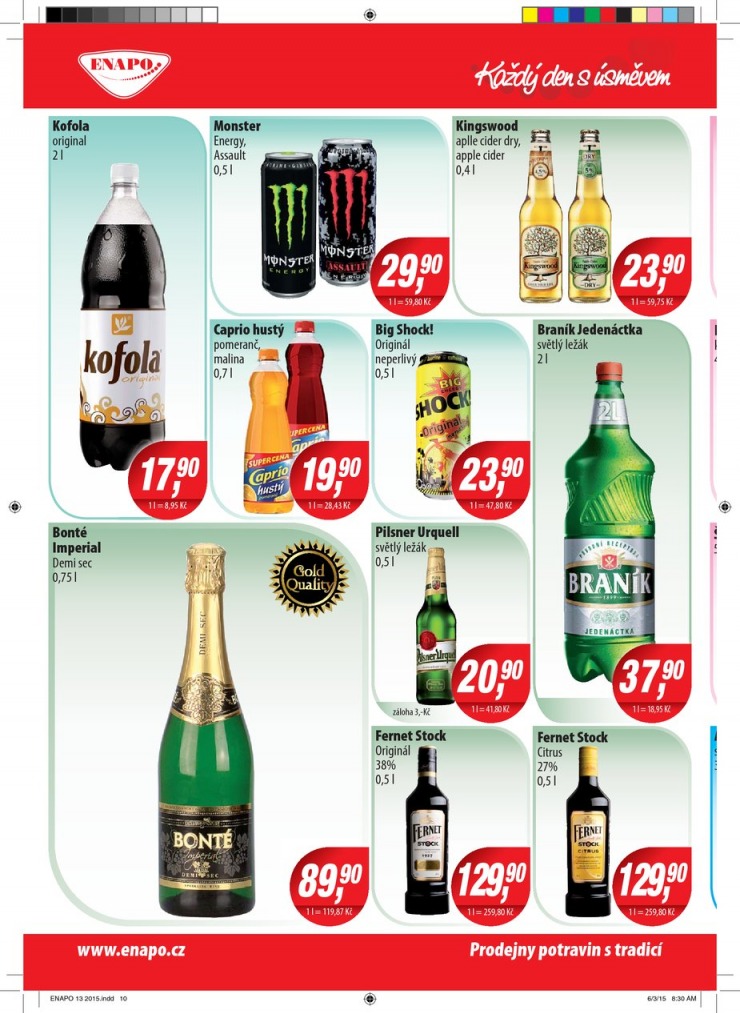 leták Enapo Akční leták od 17. 6. 2015 strana 1 leták Enapo Akční leták od 17. 6. 2015 strana 1