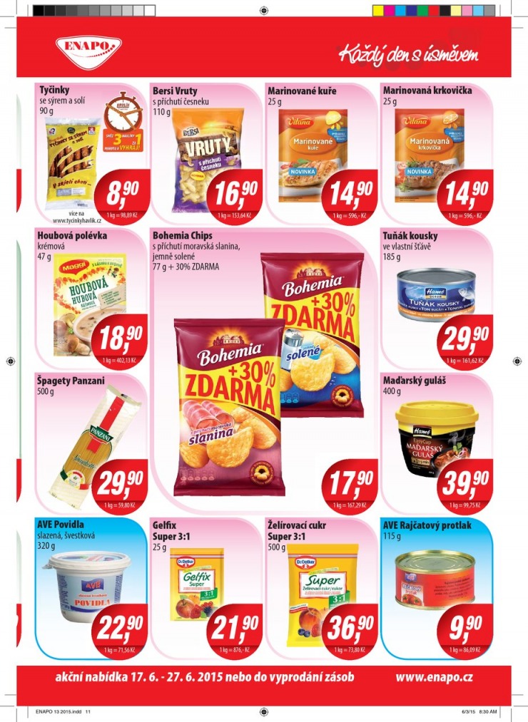 leták Enapo Akční leták od 17. 6. 2015 strana 1 leták Enapo Akční leták od 17. 6. 2015 strana 1