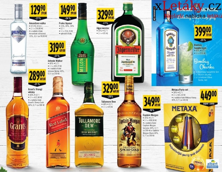 leták Albert Hypermarket - Nápoje leták strana 1 leták Albert Hypermarket - Nápoje leták strana 1