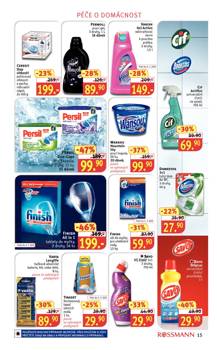 leták Rossmann Leták od 22.6.2015 strana 1 leták Rossmann Leták od 22.6.2015 strana 1
