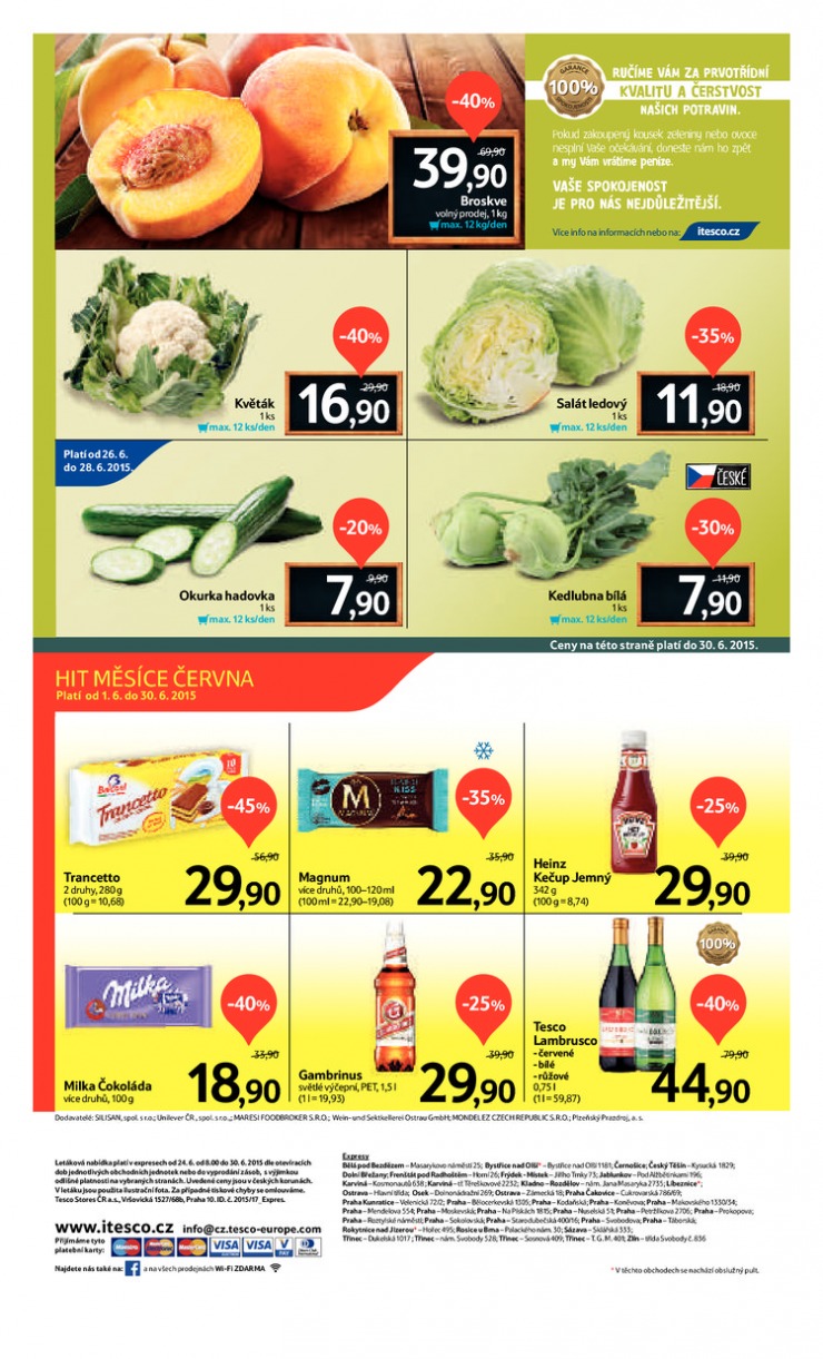 leták Tesco Expres obchody od 24.6.2015 strana 1 leták Tesco Expres obchody od 24.6.2015 strana 1