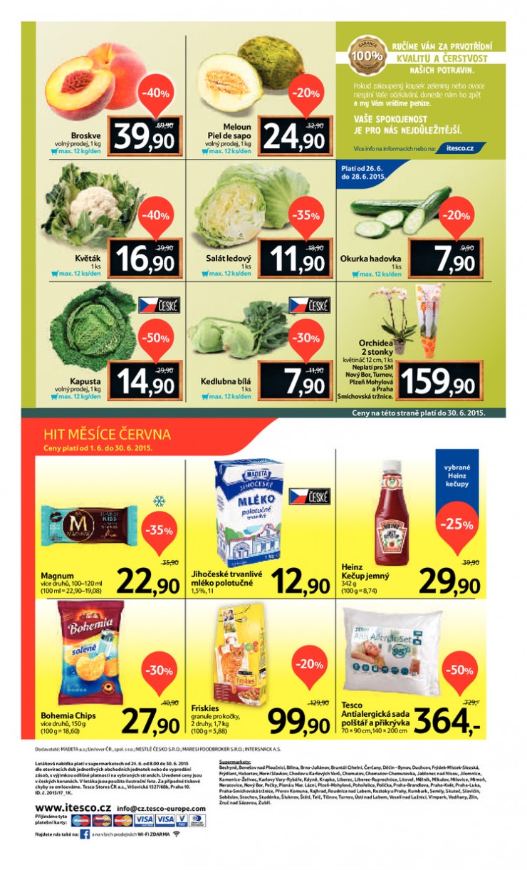letk Tesco supermarkety od 24.6.2015 strana 1