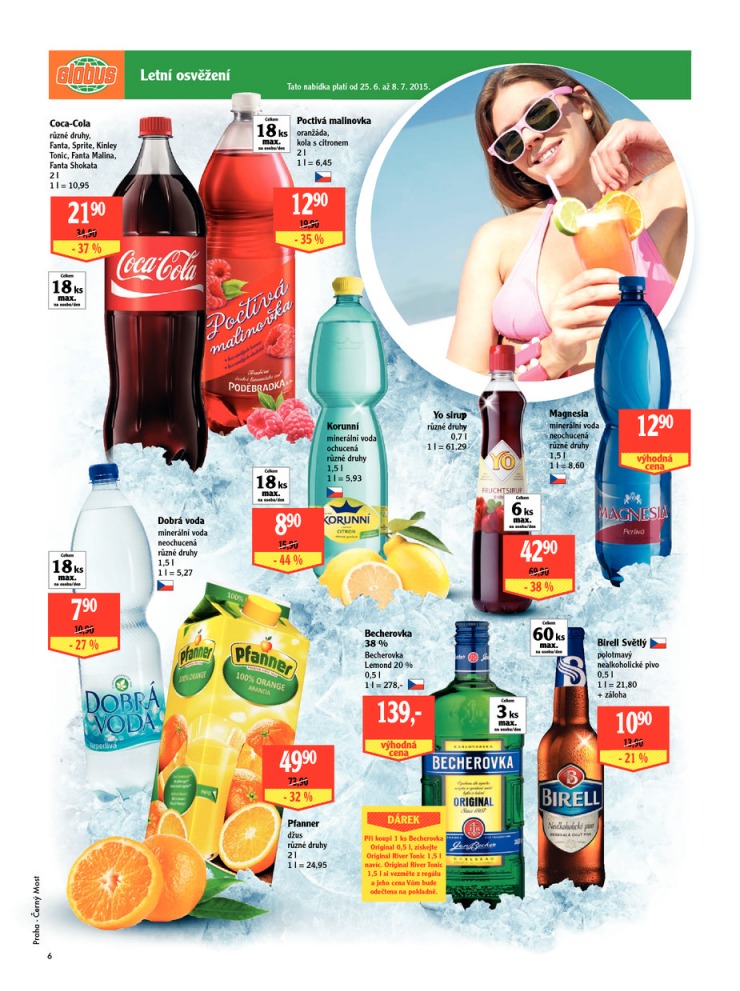 leták Globus Naše noviny od 25.6.2015 strana 1 leták Globus Naše noviny od 25.6.2015 strana 1