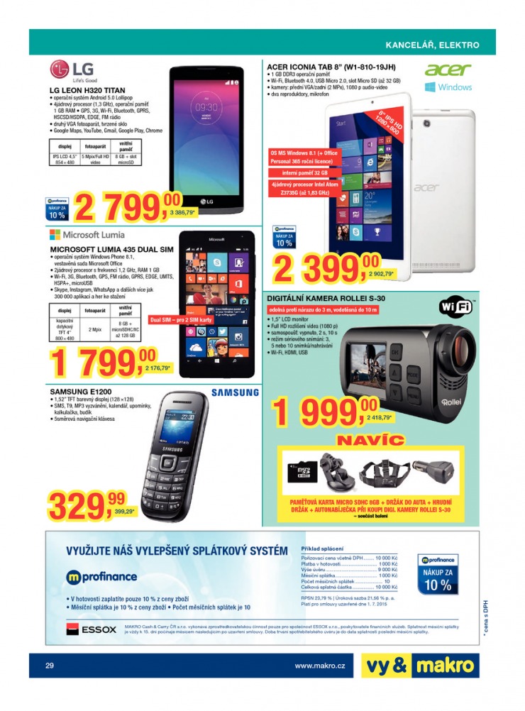 let�k Makro Spot�ebn� zbo�� od 1.7.2015 strana 1