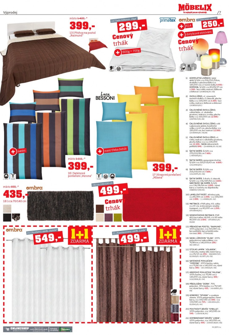 let�k Mobelix Aktu�ln� prospekt od 29.6.2015 strana 1