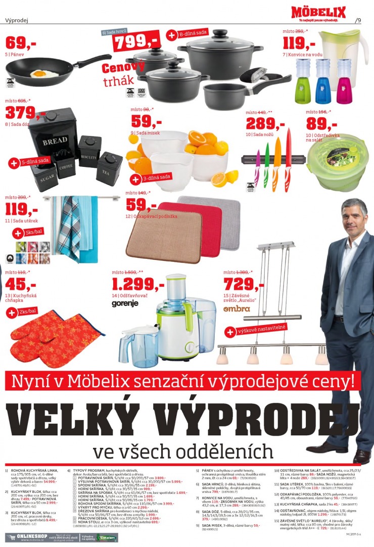 leták Mobelix Aktuální prospekt od 29.6.2015 strana 1 leták Mobelix Aktuální prospekt od 29.6.2015 strana 1