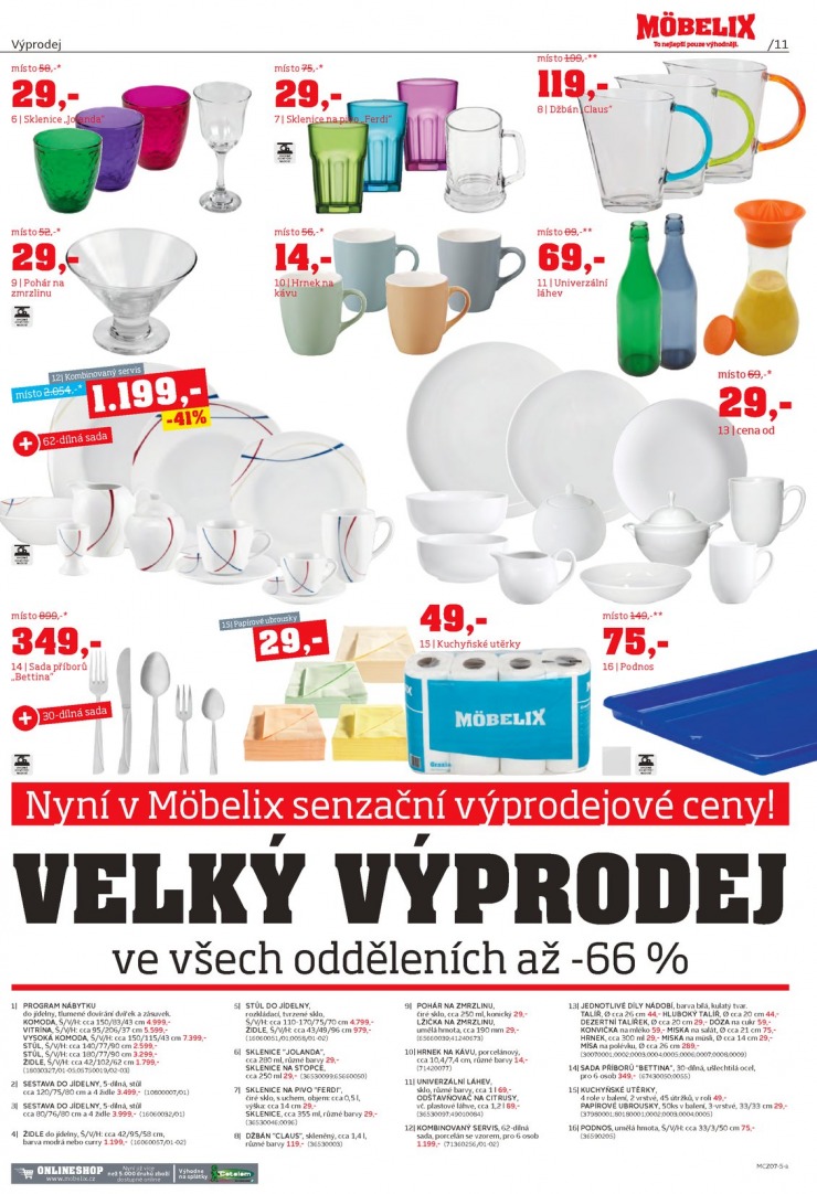 leták Mobelix Aktuální prospekt od 29.6.2015 strana 1 leták Mobelix Aktuální prospekt od 29.6.2015 strana 1