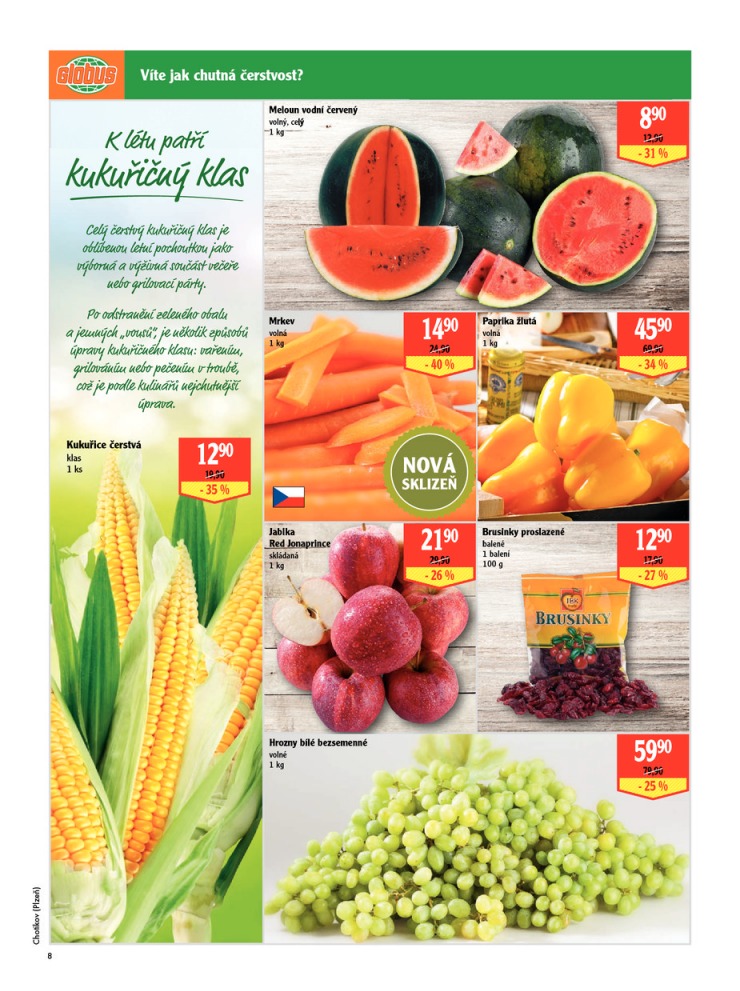 leták Globus Naše noviny od 2.7.2015 strana 1 leták Globus Naše noviny od 2.7.2015 strana 1