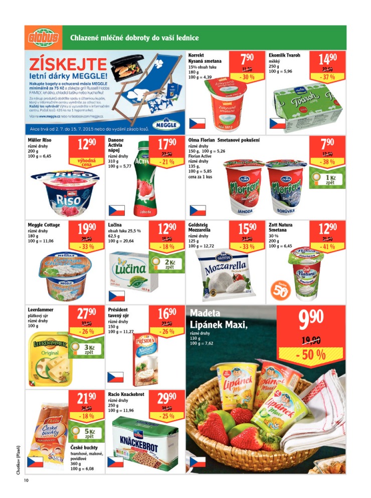 leták Globus Naše noviny od 2.7.2015  strana 1 leták Globus Naše noviny od 2.7.2015 strana 1