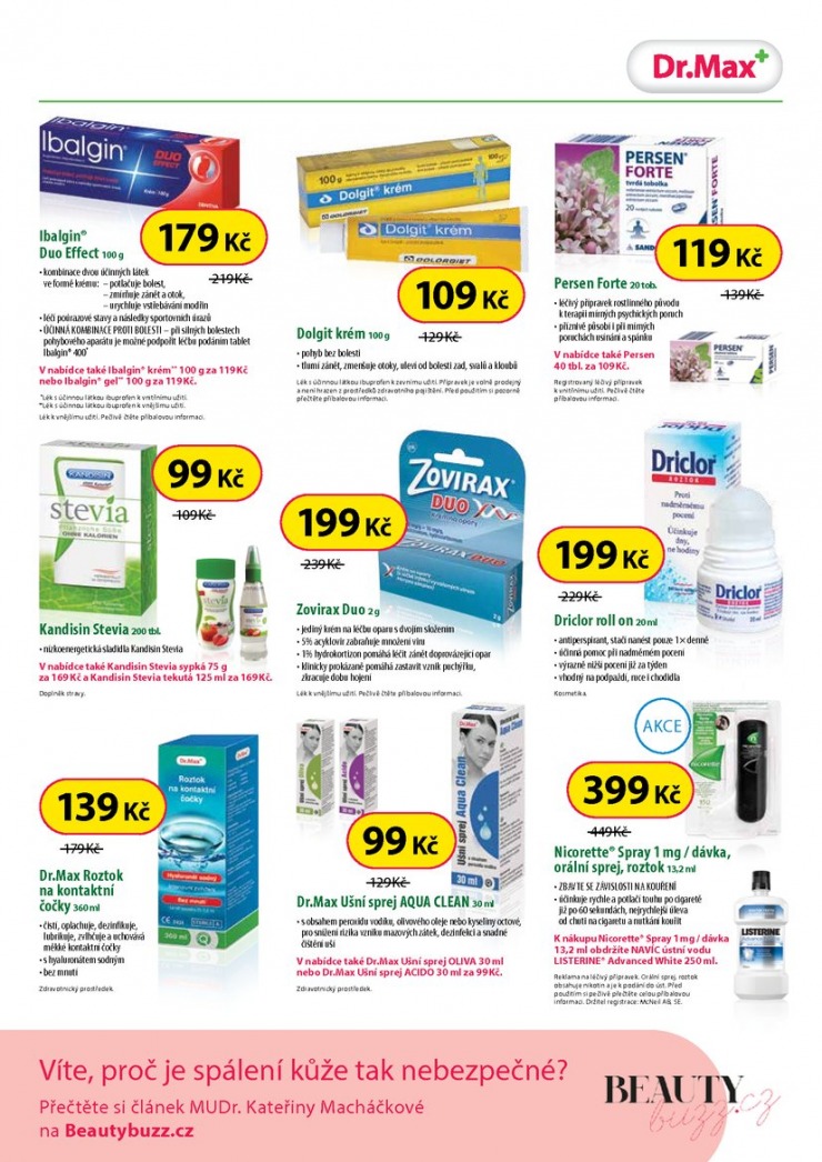 leták Dr. Max lékárna Aktuální leták od 8.7.2015 strana 1 leták Dr. Max lékárna Aktuální leták od 8.7.2015 strana 1