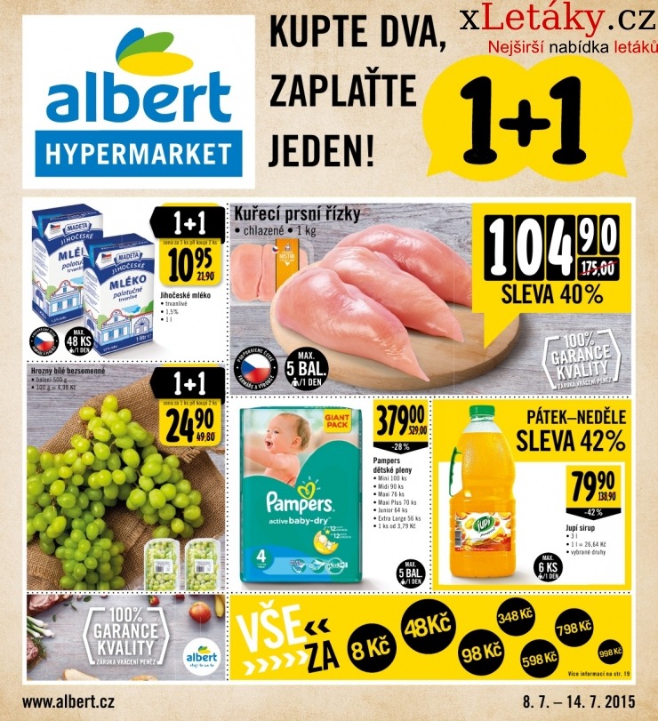 leták Albert Hypermarket leták strana 1 leták Albert Hypermarket leták strana 1