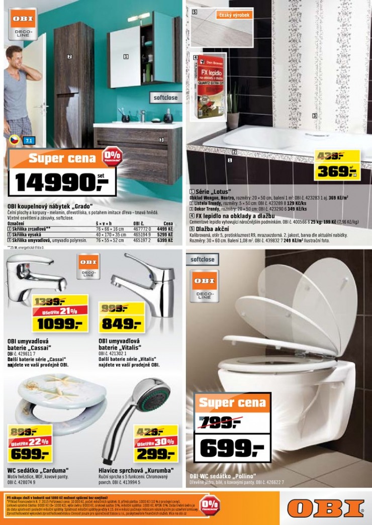 leták OBI Aktuální leták od 8.7.2015 strana 1 leták OBI Aktuální leták od 8.7.2015 strana 1