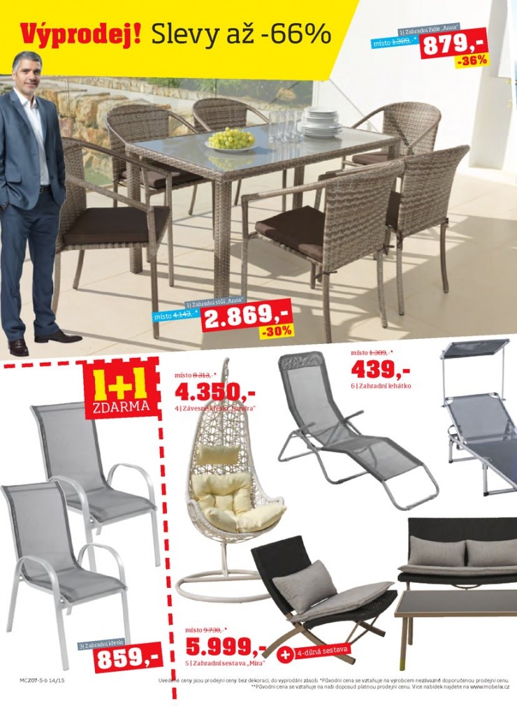 let�k Mobelix Aktu�ln� prospekt od 13.7.2015 strana 1