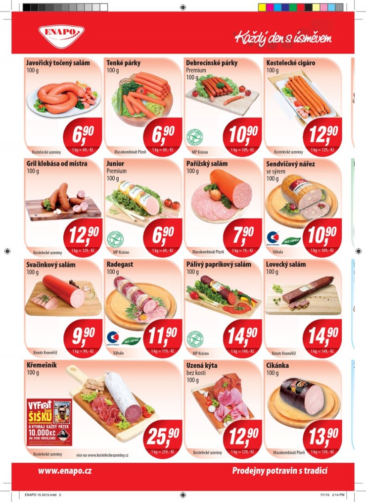 leták Enapo Akční leták od 14.7.2015 strana 1 leták Enapo Akční leták od 14.7.2015 strana 1