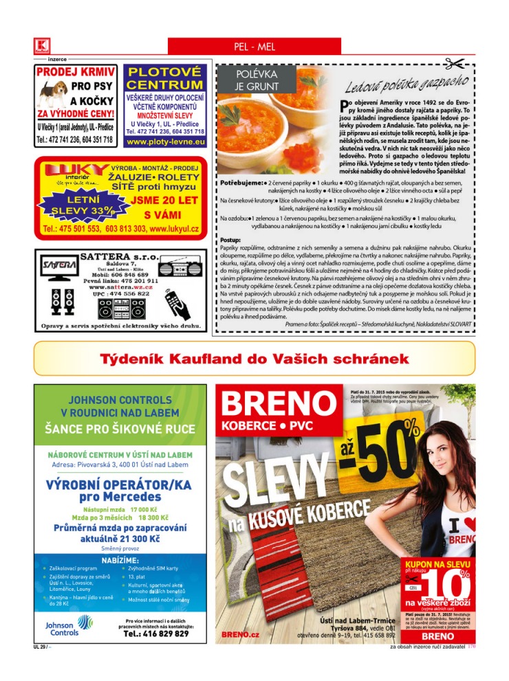 letk Kaufland Aktuln nabdka od 16.7.2015 strana 1