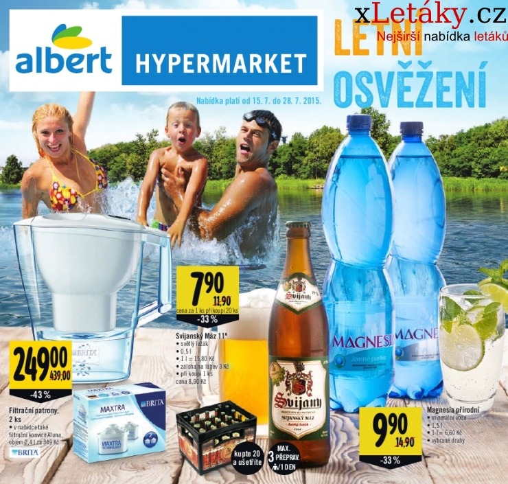 leták Albert Hypermarket - nápoje akční leták strana 1 leták Albert Hypermarket - nápoje akční leták strana 1