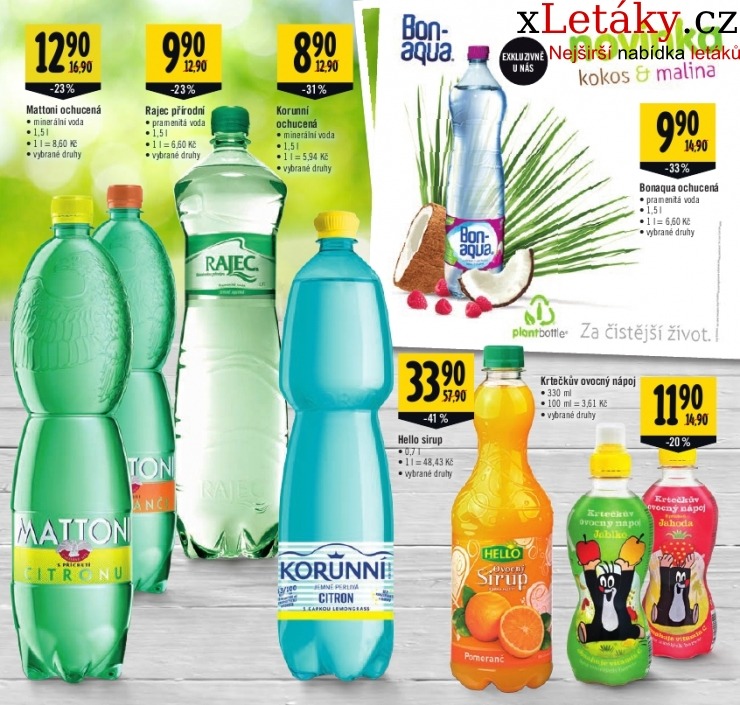 leták Albert Hypermarket - nápoje akční leták strana 1 leták Albert Hypermarket - nápoje akční leták strana 1