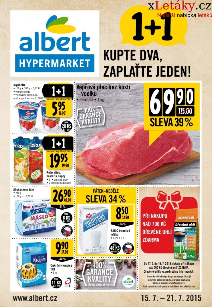 leták Albert Hypermarket leták strana 1 leták Albert Hypermarket leták strana 1