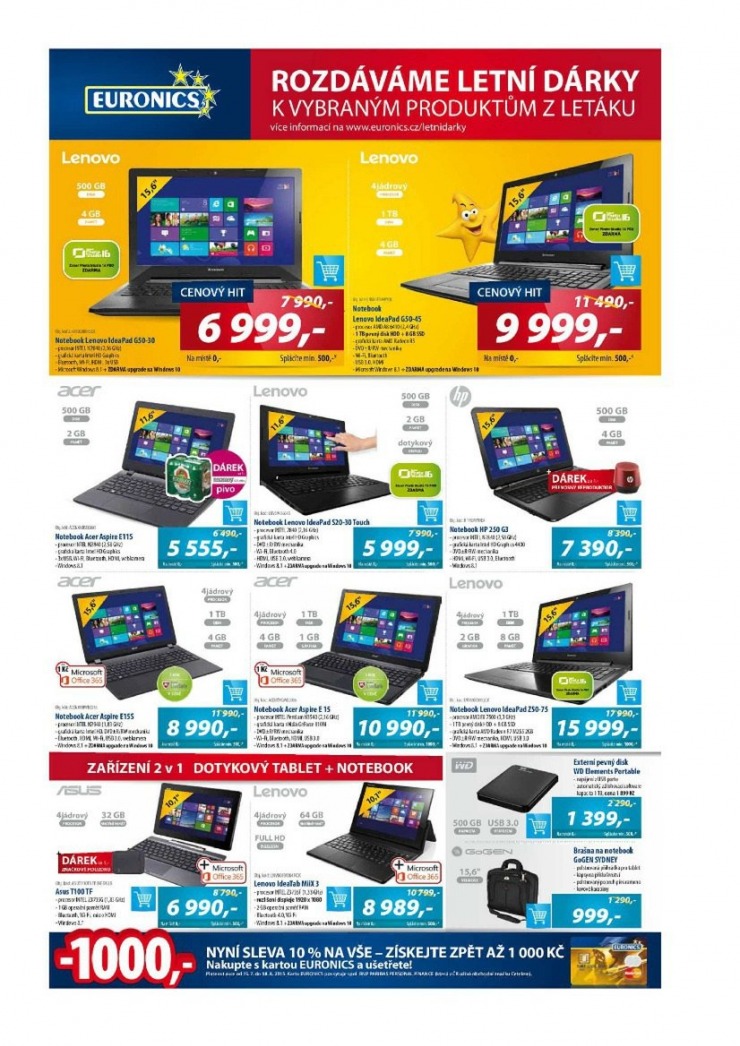 let�k Euronics Aktu�ln� let�k od 15.7.2015 strana 1