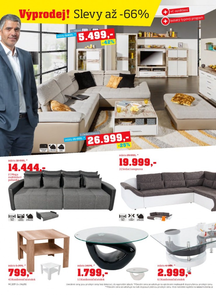 let�k Mobelix Aktu�ln� prospekt od 20.7.2015 strana 1