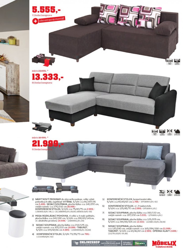 let�k Mobelix Aktu�ln� prospekt od 20.7.2015 strana 1