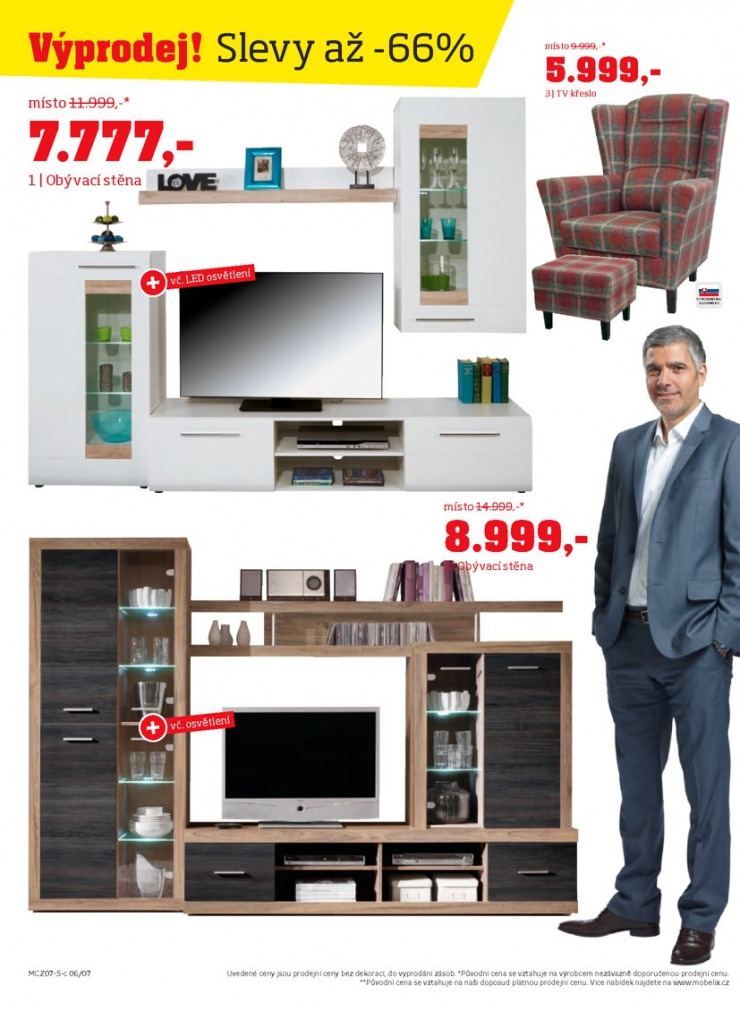 let�k Mobelix Aktu�ln� prospekt od 20.7.2015 strana 1