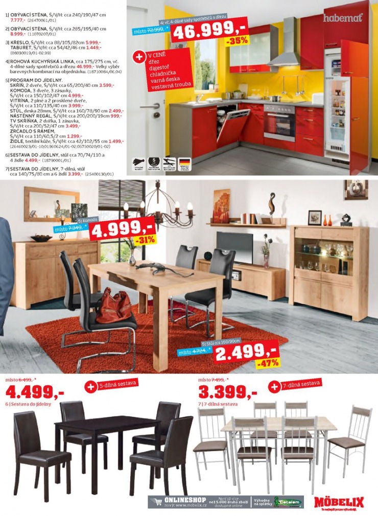 let�k Mobelix Aktu�ln� prospekt od 20.7.2015 strana 1