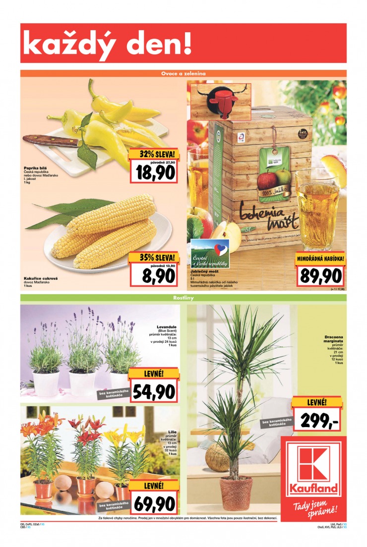 let�k Kaufland Aktu�ln� nab�dka od 23.7.2015 strana 1