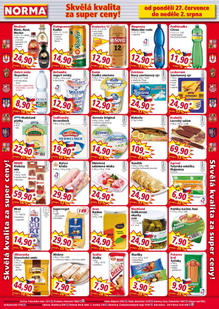leták Norma Aktuální leták od 27.7.2015 strana 1 leták Norma Aktuální leták od 27.7.2015 strana 1