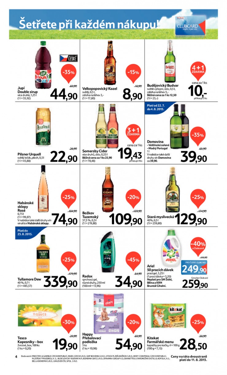 let�k Tesco supermarkety od 29.7.2015 strana 1