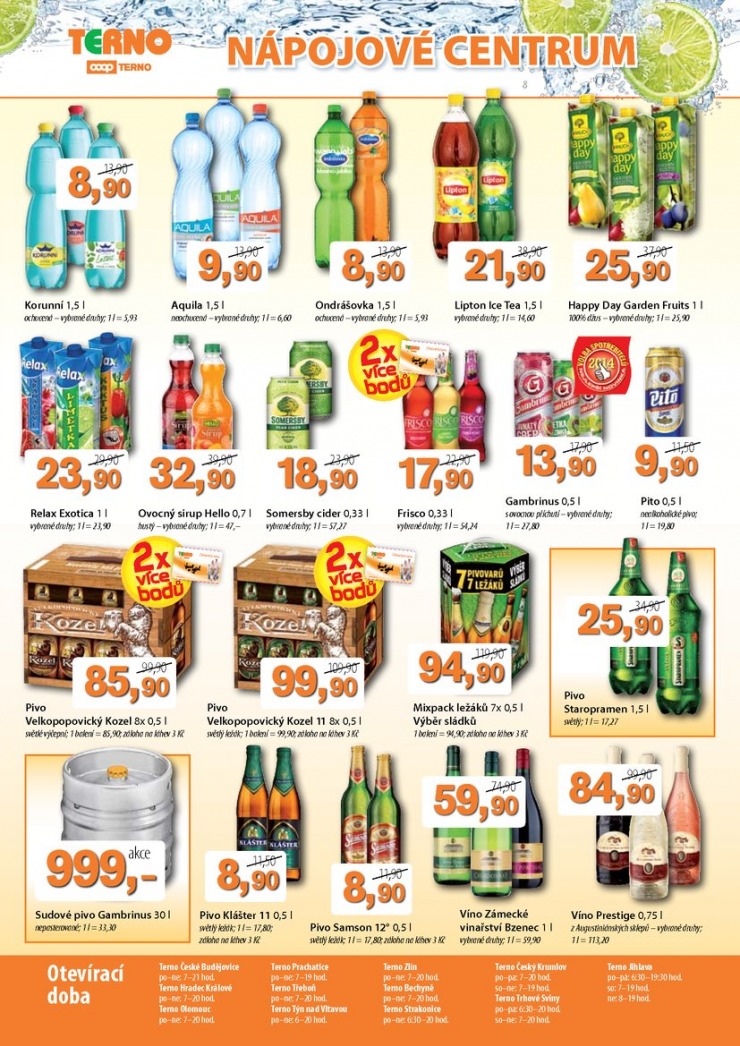 leták COOP Terno od 29.7.2015 strana 1 leták COOP Terno od 29.7.2015 strana 1
