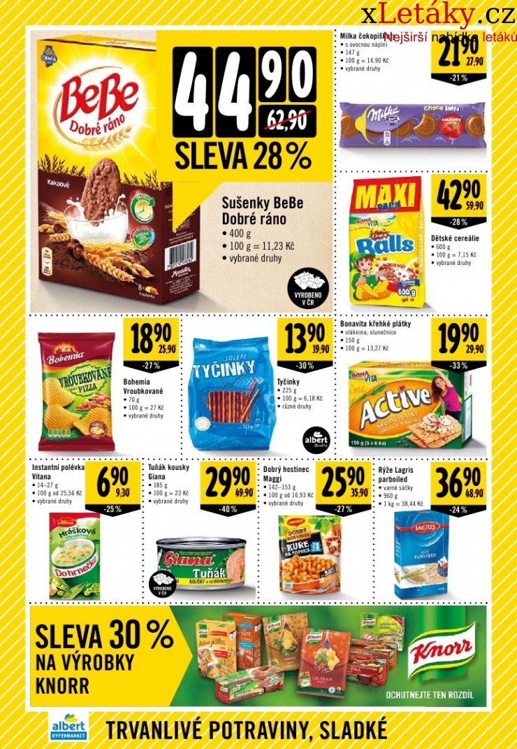 leták Albert Hypermarket leták strana 1 leták Albert Hypermarket leták strana 1