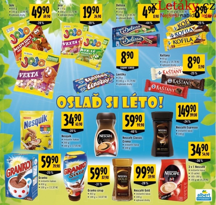 leták Albert Hypermarket - Značky na míru leták strana 1 leták Albert Hypermarket - Značky na míru leták strana 1