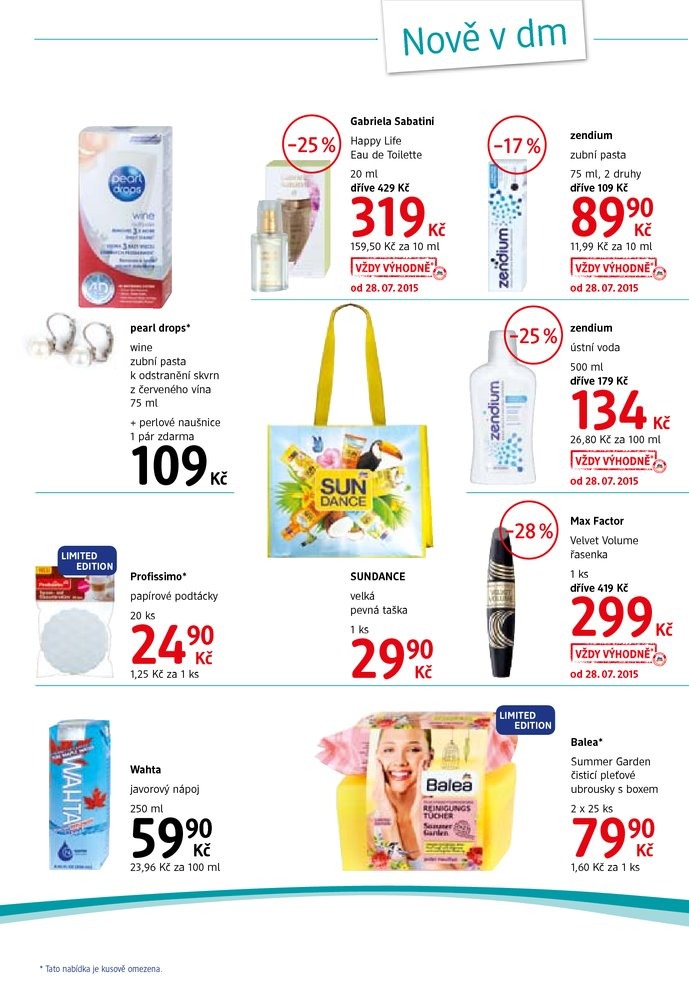 let�k DM drogerie Journal 2. ��st od 29.7.2015 strana 1
