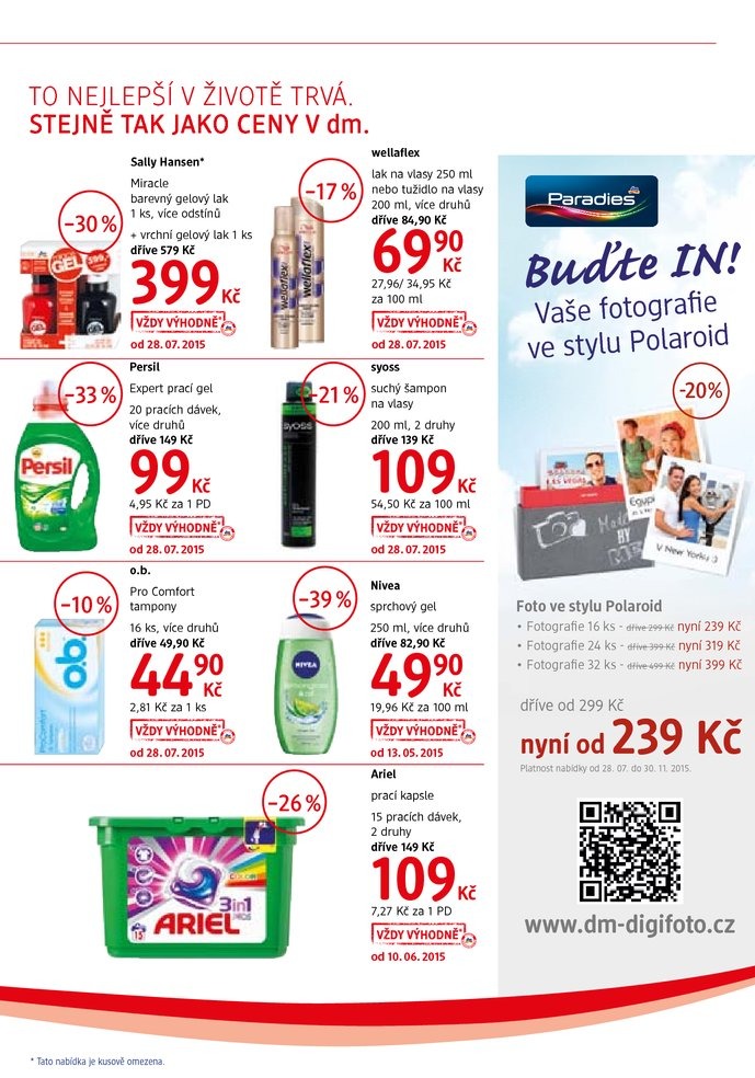 leták DM drogerie Journal 2. část od 29.7.2015 strana 1 leták DM drogerie Journal 2. část od 29.7.2015 strana 1