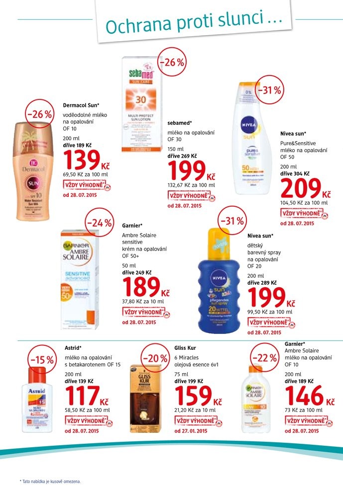 let�k DM drogerie Journal od 29.7.2015 strana 1