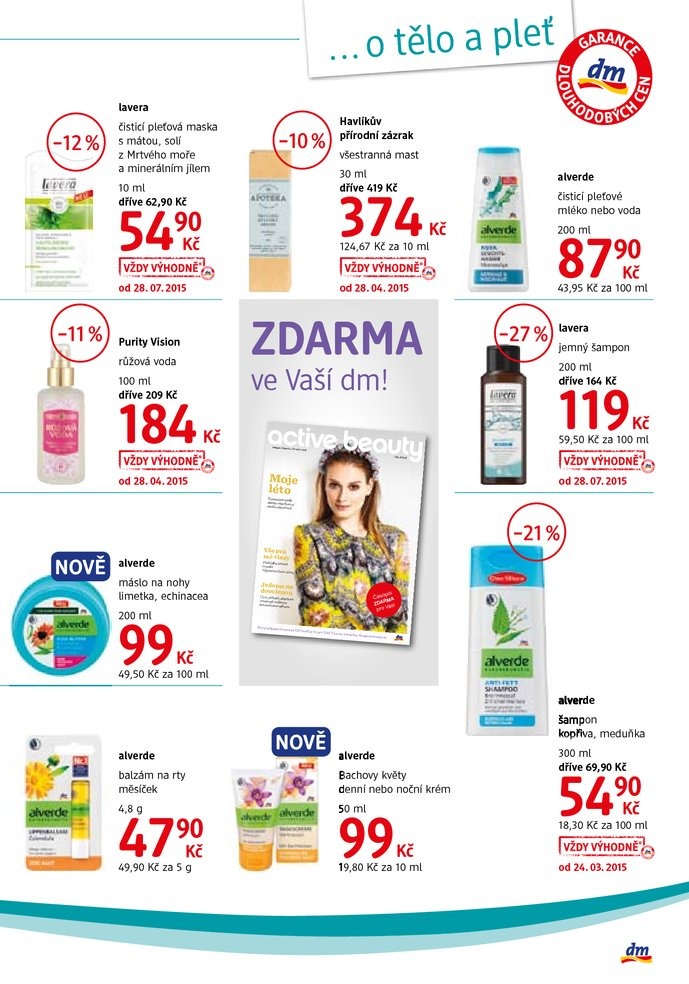 let�k DM drogerie Journal od 29.7.2015 strana 1