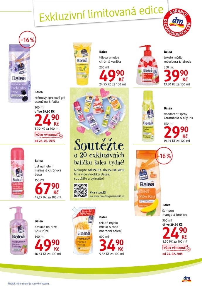 let�k DM drogerie Journal od 29.7.2015 strana 1