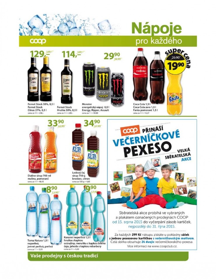 leták COOP Tuty Tip od 1.8.2015 strana 1 leták COOP Tuty Tip od 1.8.2015 strana 1