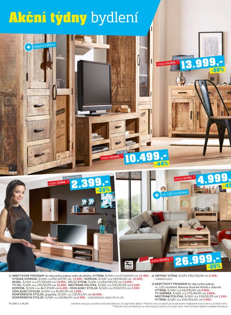 let�k Mobelix Aktu�ln� prospekt od 3.8.2015 strana 1