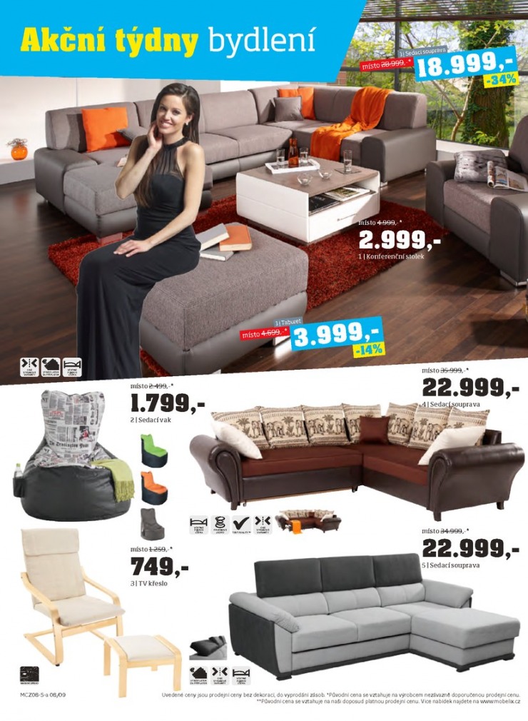 let�k Mobelix Aktu�ln� prospekt od 3.8.2015 strana 1