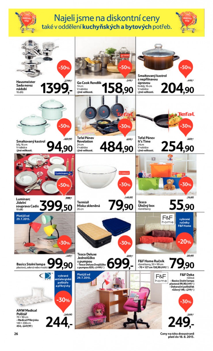 leták Tesco OD od 5.8.2015 strana 1 leták Tesco OD od 5.8.2015 strana 1