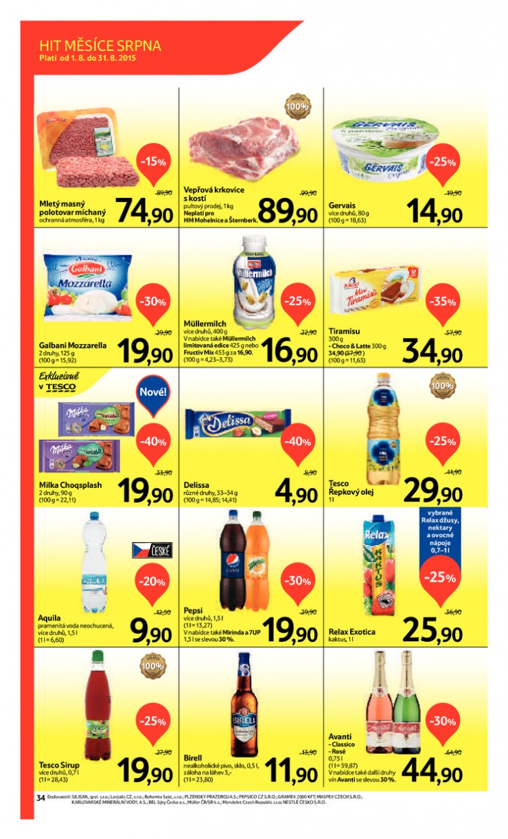 let�k Tesco OD od 5.8.2015 strana 1