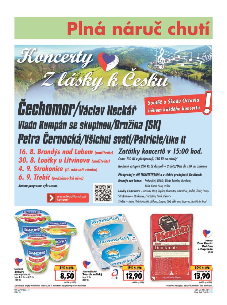 let�k Kaufland Aktu�ln� nab�dka od 6.8.2015 strana 1